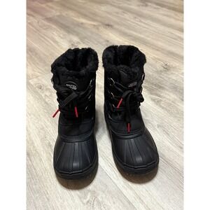 Nautica black‎ winter boots NWOT size 4